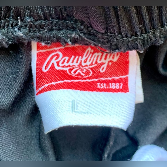 Black Rawlings Athletic Shorts - Picture 2 of 3